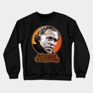 Retro Charles Bukowski Tribute Crewneck Sweatshirt